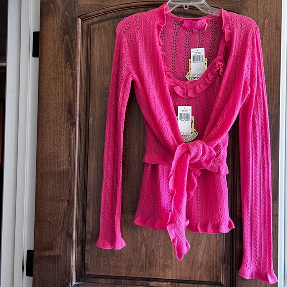 Juicy Couture Sweaters - New with Tags Juicy Couture Large Wave Cashmere Sweater & Medium Tank Set